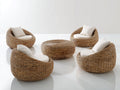 Gartensofa Set aus Polyrattan 240 x 240 x 75 cm - Braun - Moderne Loungegruppe für Garten und Terrasse